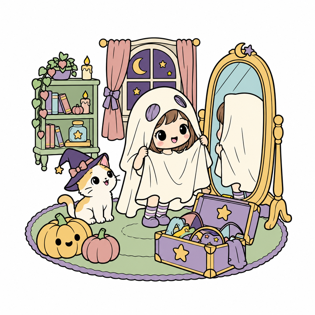 Cozy Costume Mirror colored example