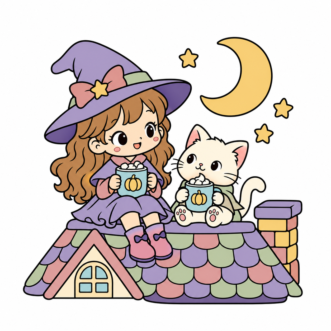 Rooftop Moon Cocoa colored example